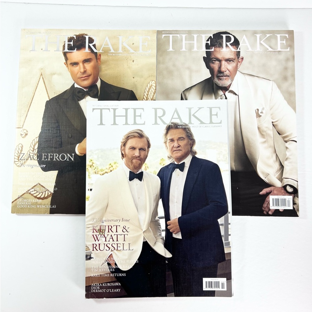 The Rake‎ magazine back issues Mens Fashion lifestyle 2023-24 UK